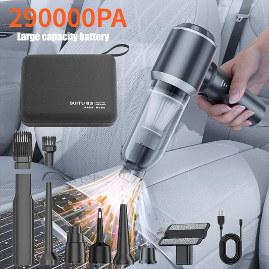 Car Vacuum Cleaner High Power Portable Handheld Wireless Brushless Motor Cleaning Machine Powerful Air Duster for Home Appliance 1